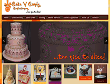 Tablet Screenshot of cake-n-candy.com